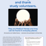 Let Us Recognize and Thank Study Volunteers