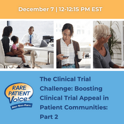 The Clinical Trial Challenge: Boosting Clinical Trial Appeal in Patient Communities - Part 2
